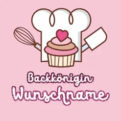 Nähset Kinder-Schürze Mit WUNSCHNAME, Backkönigin, Inkl. Schnittmuster + Anleitung -Outlet STOFFWELTEN Store naehset kinder schuerze mit wunschname backkoenigin inkl schnittmuster anleitung3