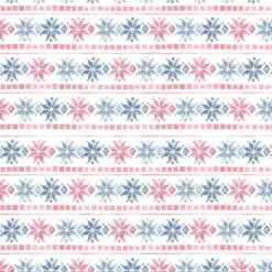 Norweger Eisblumen Auf Hochwertiger, Super Weicher, ägyptischer Baumwolle, Weihnachten