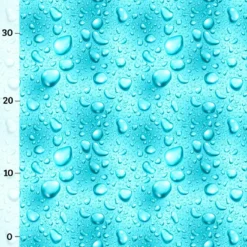 Ocean Friends, Schuppen "Wassertropfen" Bio-Jersey