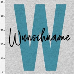 PANEL Inkl. Kombistoff Buchstabe "Türkis", Sweat Grau Meliert 7 PANEL Inkl. Kombistoff Buchstabe "Türkis", Sweat Grau Meliert -Outlet STOFFWELTEN Store panel inkl kombistoff buchstabe tuerkis sweat grau meliert2