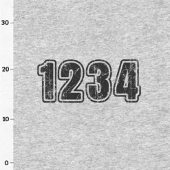 PANEL Inkl. Kombistoff Jahreszahl "Grau", Sweat Grau Meliert -Outlet STOFFWELTEN Store panel inkl kombistoff jahreszahl grau sweat grau meliert2