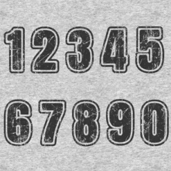 PANEL Inkl. Kombistoff Jahreszahl "Grau", Sweat Grau Meliert -Outlet STOFFWELTEN Store panel inkl kombistoff jahreszahl grau sweat grau meliert4