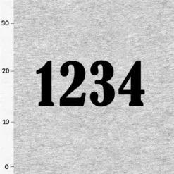 PANEL Inkl. Kombistoff Jahreszahl "Schwarz", Sweat Grau Meliert -Outlet STOFFWELTEN Store panel inkl kombistoff jahreszahl schwarz sweat grau meliert2