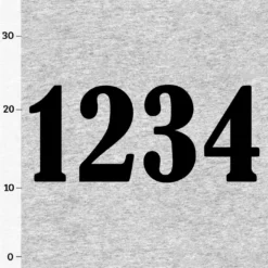 PANEL Inkl. Kombistoff Jahreszahl "Schwarz", Sweat Grau Meliert -Outlet STOFFWELTEN Store panel inkl kombistoff jahreszahl schwarz sweat grau meliert3