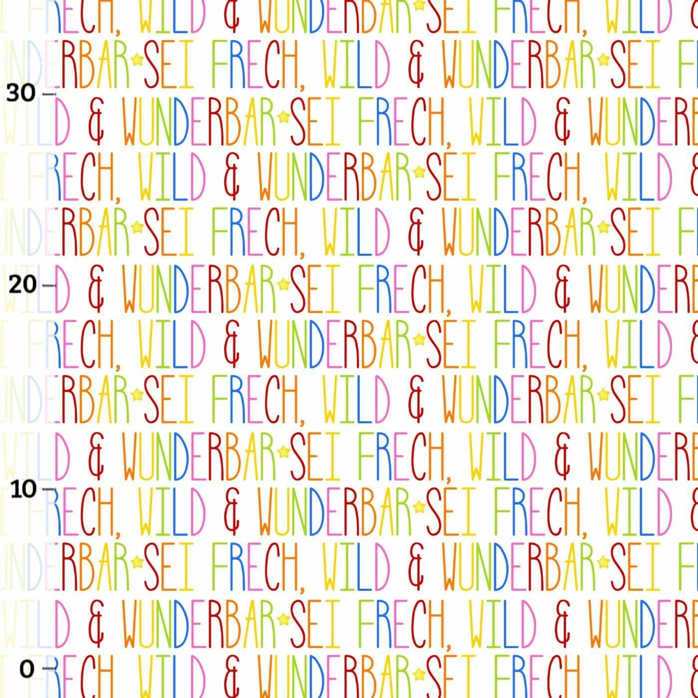 PANEL Inkl. Kombistoff Wunschname "Einhorn", Jersey 3 PANEL Inkl. Kombistoff Wunschname "Einhorn", Jersey – Bild 3