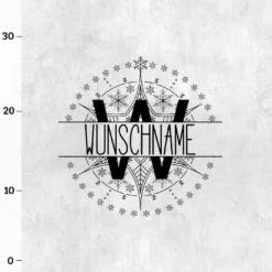 PANEL Inkl. Kombistoff Wunschname "Eisblume", Jersey 6 PANEL Inkl. Kombistoff Wunschname "Eisblume", Jersey -Outlet STOFFWELTEN Store panel inkl kombistoff wunschname eisblume jersey3