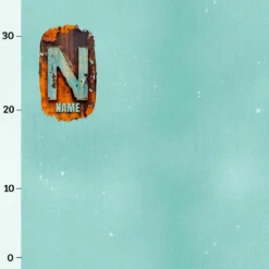 PANEL Inkl. Kombistoff Wunschname "Rostig", Jersey -Outlet STOFFWELTEN Store panel inkl kombistoff wunschname rostig jersey3