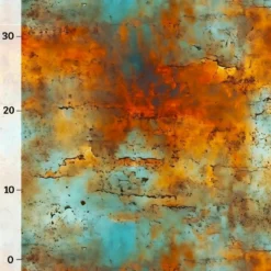 PANEL Inkl. Kombistoff Wunschname "Rostig", Jersey -Outlet STOFFWELTEN Store panel inkl kombistoff wunschname rostig jersey4
