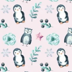 Pinguin & Eule, Bio-Sommersweat, Weihnachten