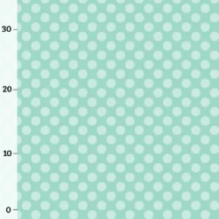 Punkte Türkis Kombistoff (Schneemann) Sommersweat