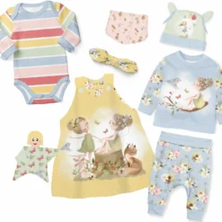 Puppenkleidung SET 8 Tlg. "Mädchen" Elfentanz (Nähset)