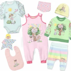 Puppenkleidung SET 8 Tlg. "Unisex" Baumhaus Adventure (Nähset)