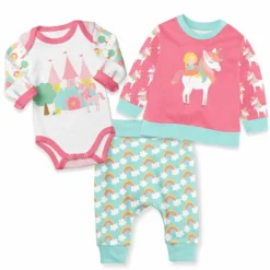 Puppenkleidung SET 8 Tlg. "Unisex" Einhorn (Nähset) -Outlet STOFFWELTEN Store puppenkleidung set 8 tlg unisex einhorn naehset3