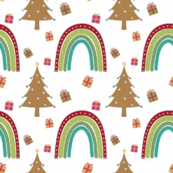 Regenbogen Baum, Bio-Sommersweat, Weihnachten