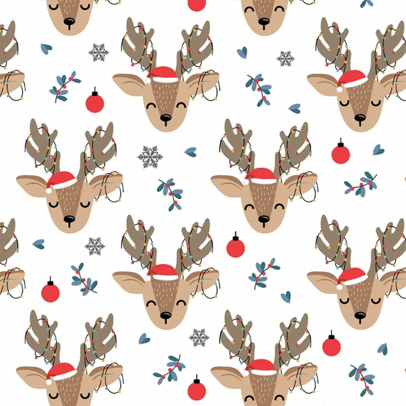 Rentiere, Bio-Sommersweat, Weihnachten 1 Rentiere, Bio-Sommersweat, Weihnachten