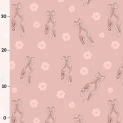 Schleifen & Blumen Kombistoff (Einhorn Ballerina) Sommersweat