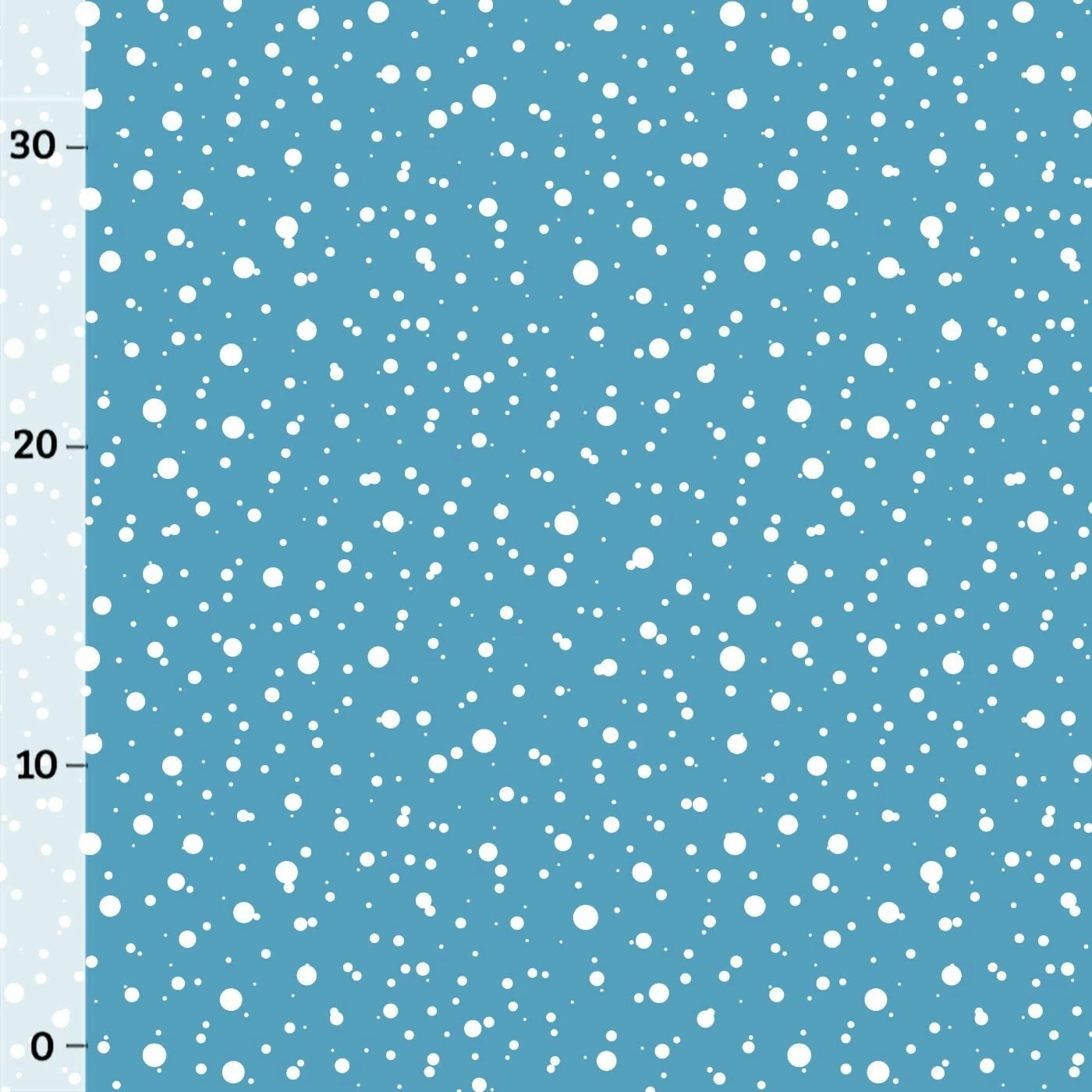 Schneeflocken Türkis Kombistoff (Pinguin) Sommersweat 1 Schneeflocken Türkis Kombistoff (Pinguin) Sommersweat