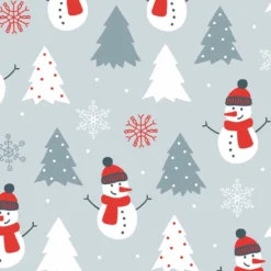 Schneemänner, BIO-Jersey, Weihnachten