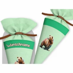 Schultüte Bär, Nähset Mit Rohling