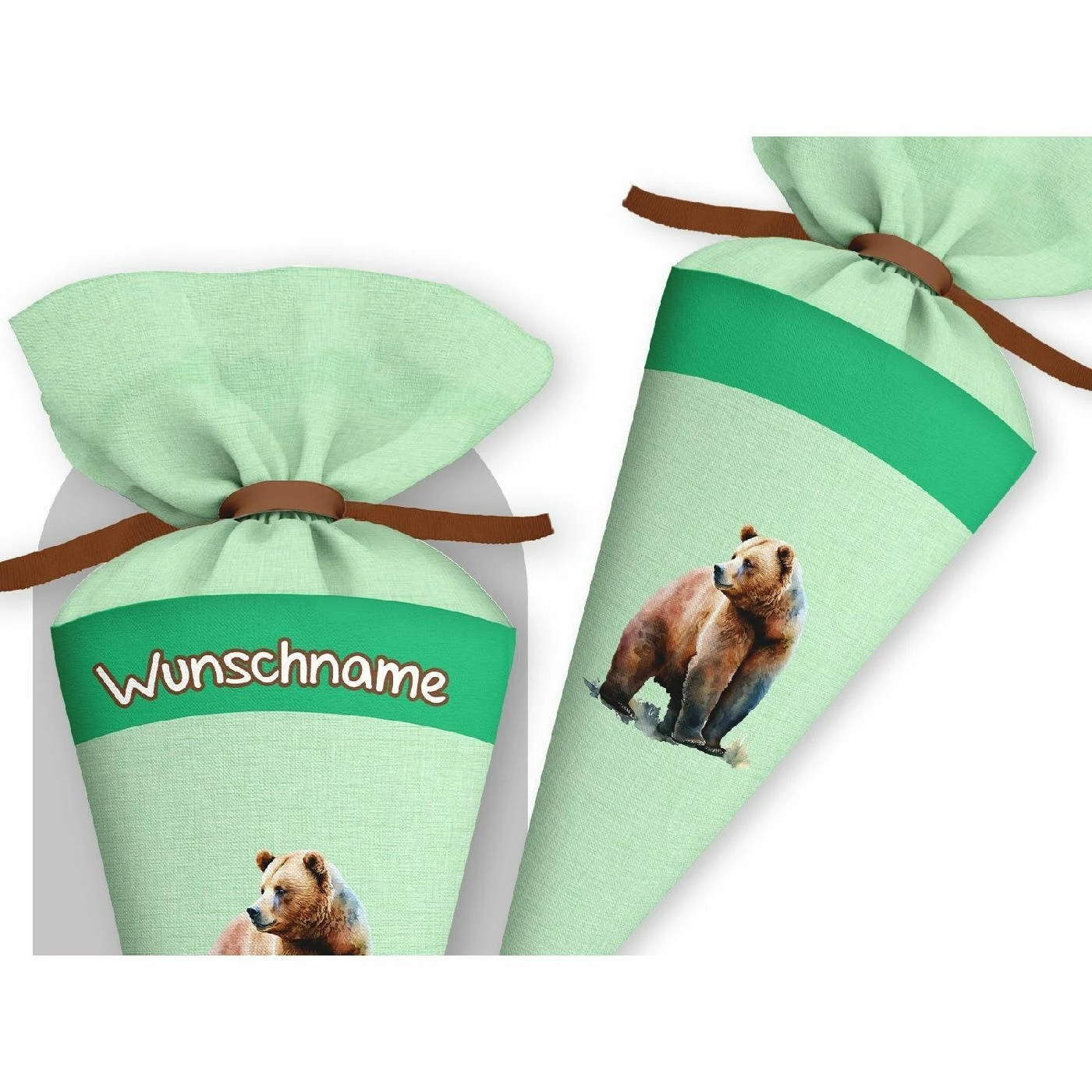 Schultüte Bär, Nähset Mit Rohling 1 Schultüte Bär, Nähset Mit Rohling