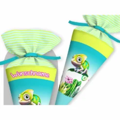 Schultüte Chamäleon, Nähset Mit Rohling
