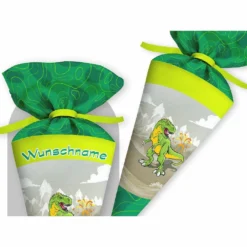 Schultüte Dino & Vulkan, Nähset Mit Rohling