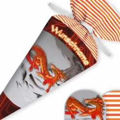 Schultüte Drache Mit Rohling 5 Schultüte Drache Mit Rohling -Outlet STOFFWELTEN Store schultuete drache mit rohling3