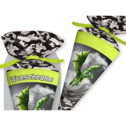 Schultüte Drachen, Nähset Mit Rohling