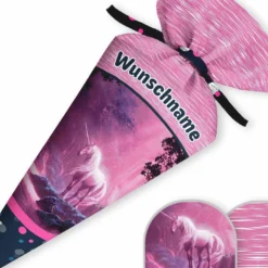 Schultüte Einhorn Pink, Nähset Mit Rohling 5 Schultüte Einhorn Pink, Nähset Mit Rohling -Outlet STOFFWELTEN Store schultuete einhorn pink naehset mit rohling 13