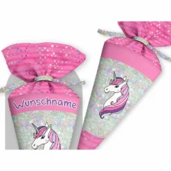 Schultüte Einhorn & Sterne, Nähset Mit Rohling