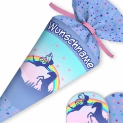 Schultüte Fairyland Fee & Pferd, Nähset Mit Rohling -Outlet STOFFWELTEN Store schultuete fairyland fee pferd naehset mit rohling 13