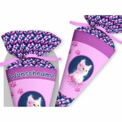 Schultüte Katze, Nähset Mit Rohling