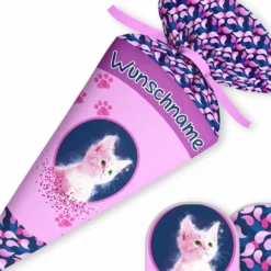 Schultüte Katze, Nähset Mit Rohling -Outlet STOFFWELTEN Store schultuete katze naehset mit rohling 13