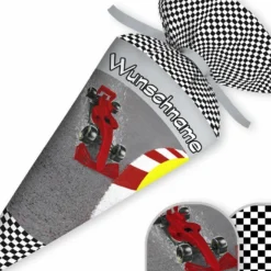 Schultüte Racer, Nähset Mit Rohling -Outlet STOFFWELTEN Store schultuete racer naehset mit rohling 13