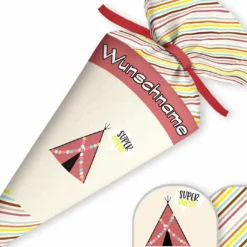 Schultüte Zelt, Nähset Mit Rohling -Outlet STOFFWELTEN Store schultuete zelt naehset mit rohling 13