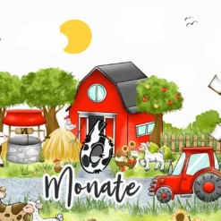 *SET* Bio-Jersey MONATS- Panel 1-12 Monate, Auf Dem Bauernhof -Outlet STOFFWELTEN Store set bio jersey monats panel 1 12 monate auf dem bauernhof10