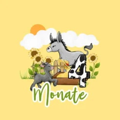 *SET* Bio-Jersey MONATS- Panel 1-12 Monate, Auf Dem Bauernhof -Outlet STOFFWELTEN Store set bio jersey monats panel 1 12 monate auf dem bauernhof8