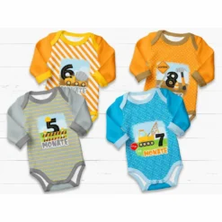 *SET* Bio-Jersey MONATS- Panel 1-12 Monate, Baustelle -Outlet STOFFWELTEN Store set bio jersey monats panel 1 12 monate baustelle3