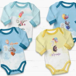 *SET* Bio-Jersey MONATS- Panel 1-12 Monate, Birthday Ballons -Outlet STOFFWELTEN Store set bio jersey monats panel 1 12 monate birthday ballons3