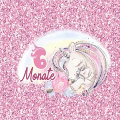 *SET* Bio-Jersey MONATS- Panel 1-12 Monate, Einhorn -Outlet STOFFWELTEN Store set bio jersey monats panel 1 12 monate einhorn10