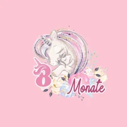 *SET* Bio-Jersey MONATS- Panel 1-12 Monate, Einhorn -Outlet STOFFWELTEN Store set bio jersey monats panel 1 12 monate einhorn12