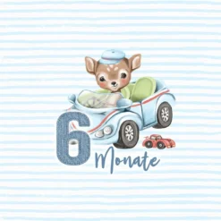 *SET* Bio-Jersey MONATS- Panel 1-12 Monate, Fuchs -Outlet STOFFWELTEN Store set bio jersey monats panel 1 12 monate fuchs10