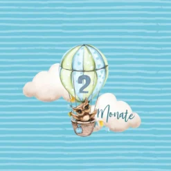 *SET* Bio-Jersey MONATS- Panel 1-12 Monate, Fuchs -Outlet STOFFWELTEN Store set bio jersey monats panel 1 12 monate fuchs6