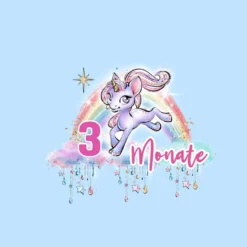 *SET* Bio-Jersey MONATS- Panel 1-12 Monate, Glitter Unicorn Dreams -Outlet STOFFWELTEN Store set bio jersey monats panel 1 12 monate glitter unicorn dreams7