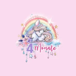 *SET* Bio-Jersey MONATS- Panel 1-12 Monate, Glitter Unicorn Dreams -Outlet STOFFWELTEN Store set bio jersey monats panel 1 12 monate glitter unicorn dreams8