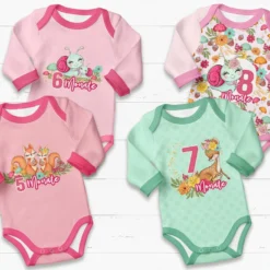 *SET* Bio-Jersey MONATS- Panel 1-12 Monate, Herbstglanz -Outlet STOFFWELTEN Store set bio jersey monats panel 1 12 monate herbstglanz3