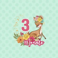 *SET* Bio-Jersey MONATS- Panel 1-12 Monate, Herbstglanz -Outlet STOFFWELTEN Store set bio jersey monats panel 1 12 monate herbstglanz7