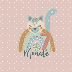 *SET* Bio-Jersey MONATS- Panel 1-12 Monate, Hirsch -Outlet STOFFWELTEN Store set bio jersey monats panel 1 12 monate hirsch11