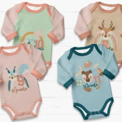 *SET* Bio-Jersey MONATS- Panel 1-12 Monate, Hirsch -Outlet STOFFWELTEN Store set bio jersey monats panel 1 12 monate hirsch4