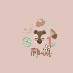 *SET* Bio-Jersey MONATS- Panel 1-12 Monate, Hirsch -Outlet STOFFWELTEN Store set bio jersey monats panel 1 12 monate hirsch5